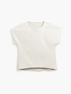 Best Oatmeal/Oatmeal Heather Women'S Fusion Double-Knit Reversible Tee Women'S Shirts