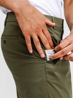 Cheap Olive Men'S Pace Poplin Chino Men'S Pants & Shorts