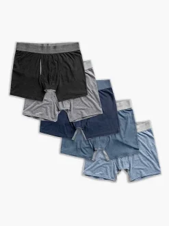 Best 5-Pack Men'S Composite Merino Boxer Brief Men'S Underwear & Socks