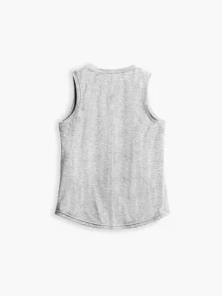 Outlet Pale Grey Heather Women'S Composite Merino Active Tank Women'S Polos, Tees & Henleys
