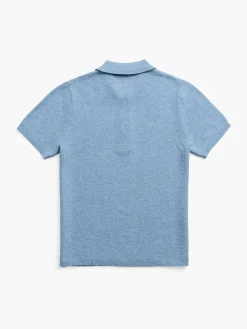 Cheap Sky Blue Men'S Labs Atlas Short Sleeve Knit Polo Men'S Polos, Tees & Henleys