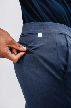 New Slate Blue Men'S Kinetic Pintuck Pant Men'S Pants & Shorts