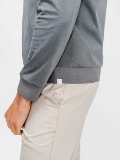 Best Sale Slate Grey Men'S Kinetic Bomber Jacket Men'S Jackets & Coats