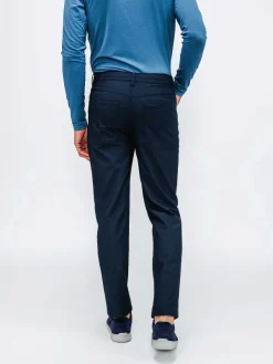 Fashion Steel Blue Heather Men'S Kinetic Twill 5-Pocket Pant Men'S Pants & Shorts