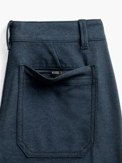 New Steel Blue Heather Women'S Kinetic Twill 5-Pocket Cropped Pant Women'S Pants & Shorts