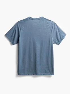 Discount Stone Blue Men'S Composite Merino Raglan Tee Men'S Polos, Tees & Henleys