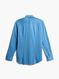 Sale Storm Blue (Brushed) Men'S Apollo Dress Shirt (Previous Generation) Men'S Shirts