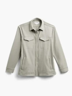 Cheap Taupe Women'S Fusion Overshirt Women'S Shirts