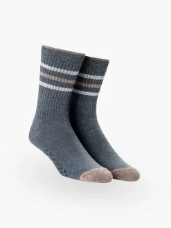 New Tri Ankle Stripe Atlas Crew Sock Men'S Underwear & Socks