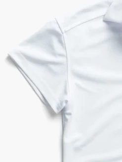 Online White [Apollo X Limited Edition] Women'S Apollo Polo Women'S Shirts