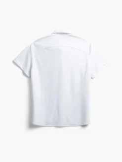 New White Men'S Apollo Short Sleeve Sport Shirt Men'S Shirts