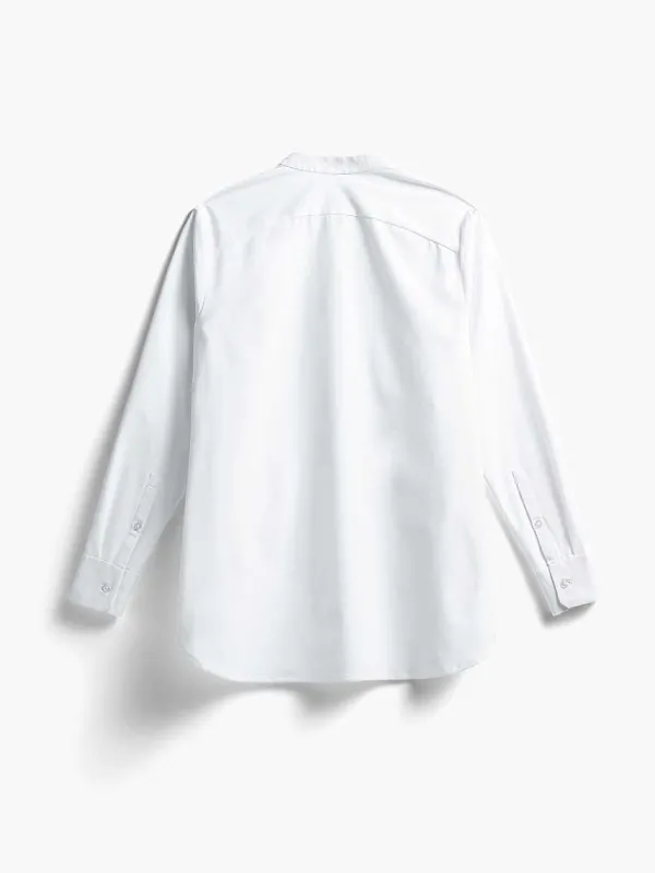 Clearance White Women'S Aerozero° Band Collar Tunic Women'S Shirts