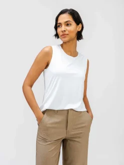Clearance White Women'S Luxe Touch Tank Women'S Shirts