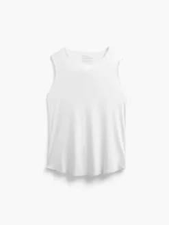 New White Women'S Previous Generation Luxe Touch Tank Women'S Polos, Tees & Henleys
